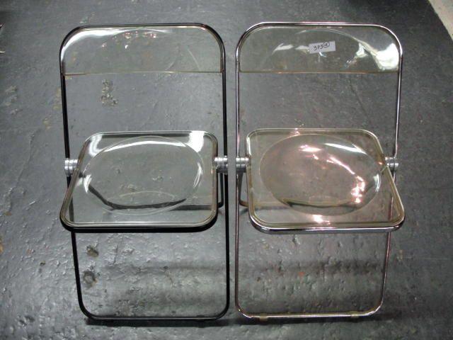 12 Midcentury Lucite and Chrome bdeaf