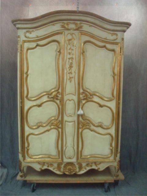 Louis XVI Style Paint Gilt Decorated bdb51