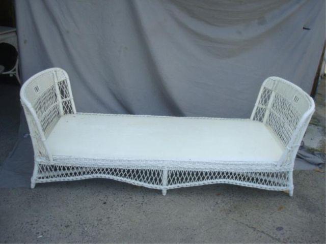 Wicker Day Bed From a North Bergen  bdb88