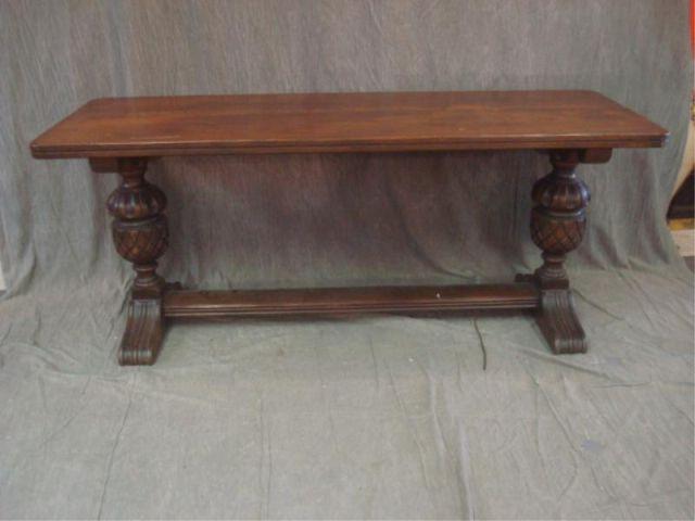 Art Deco Library Table Splits bdb91