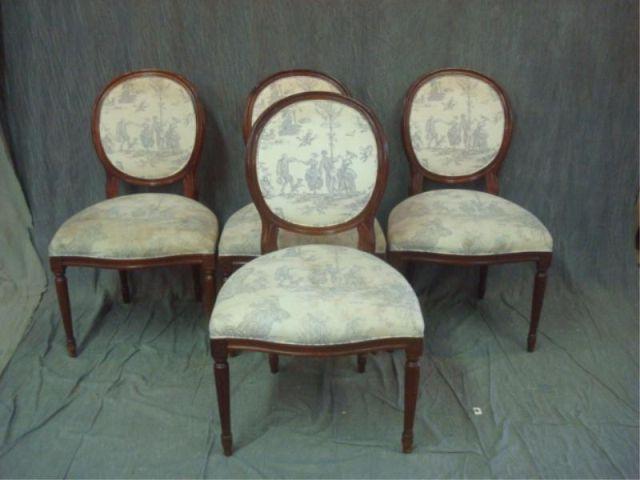 4 Louis XV Style Upholstered Dining bdb94