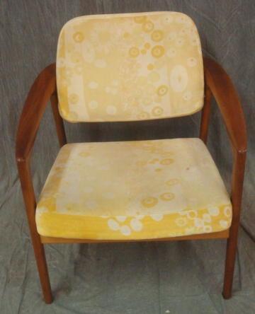 Midcentury Wood Framed Chair From bdbbd