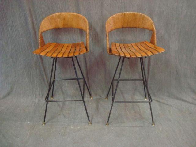 Pair of Arthur Umanoff Slatted bdbd6