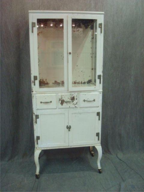 Art Deco Metal Medicine Cabinet.