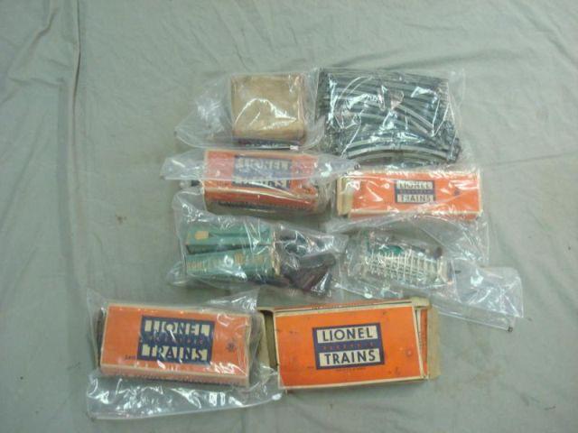 Box Lot of Vintage Toy Trains and