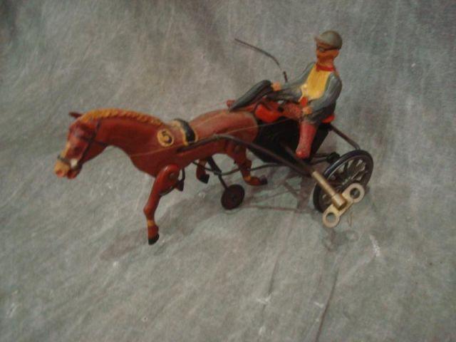 Vintage German Wind Up Toy. A trotter