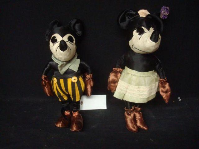 Mickey and Minnie Mouse Dolls.