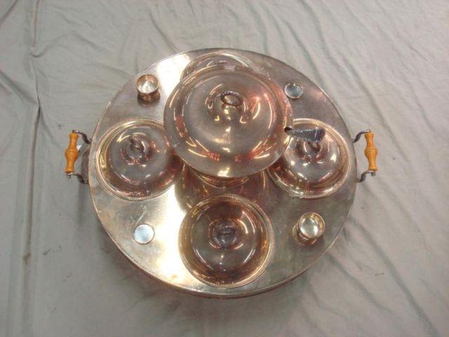 Silverplate Lazy Susan. From a