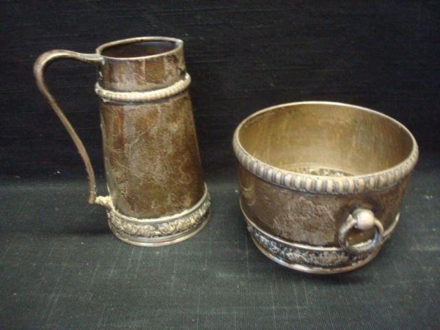 Sterling. TIFFANY Jug and Bowl. Bowl