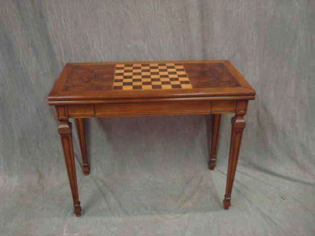 Burlwood Flip Top Game Table. Great