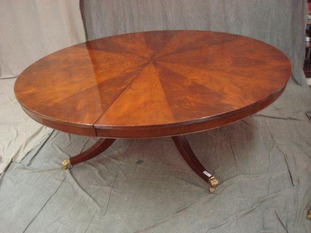 Mahogany Pedestal Dining Table. From