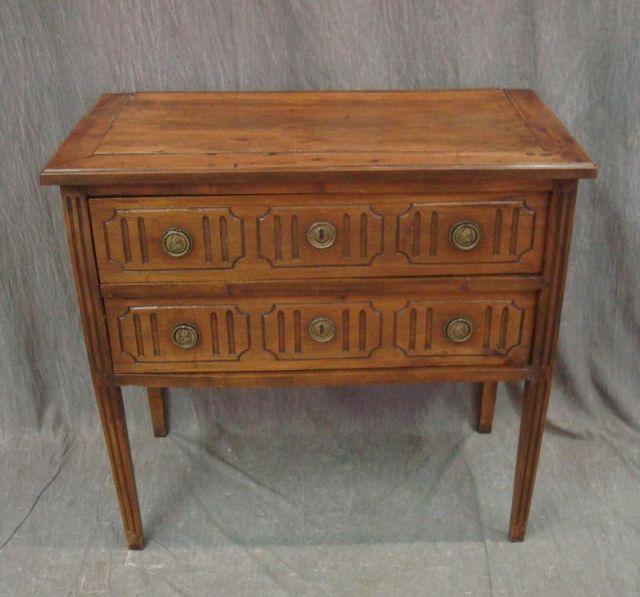 Antique French 2 Drawer Commode  bdc7c