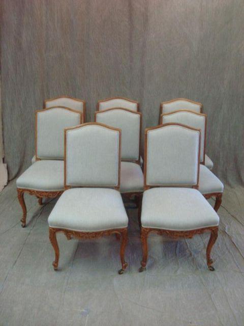 8 Louis XV Style Upholstered and