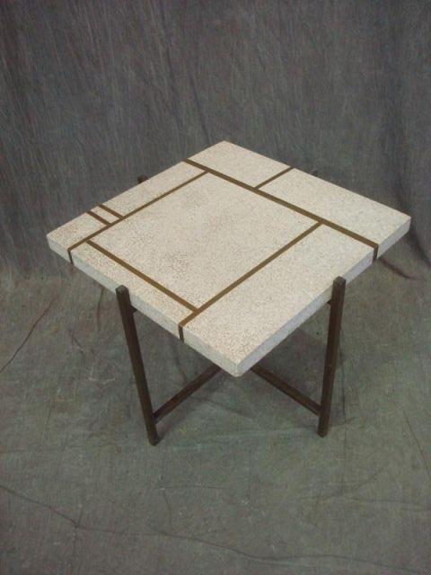 HARVEY PROBER Side Table with Terrazzo bdc90