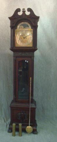 Antique Mahogany Tall Case Clock bdc95