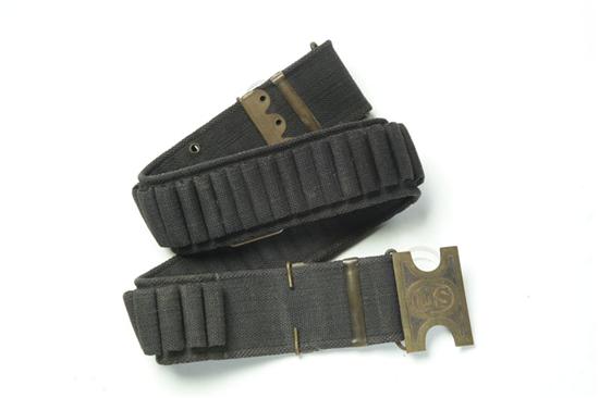 WEBBED CARTRIDGE BELT.  Mills and