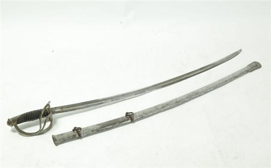 MODEL 1860 CAVALRY SABER.  Marked