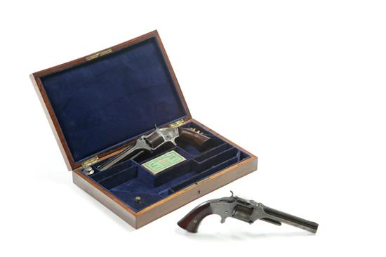 CASED PAIR OF SMITH AND WESSON MODEL