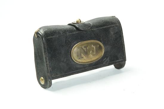 NEW JERSEY CARTRIDGE BOX.  Marked for