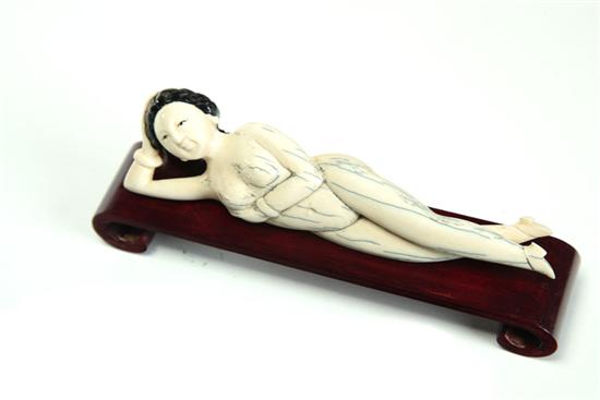 IVORY DOCTOR'S LADY.  China  late