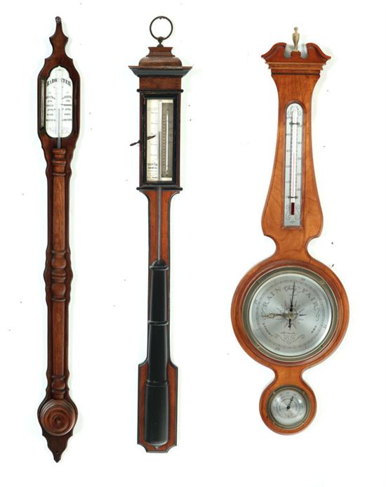 THREE BAROMETERS American late 109121