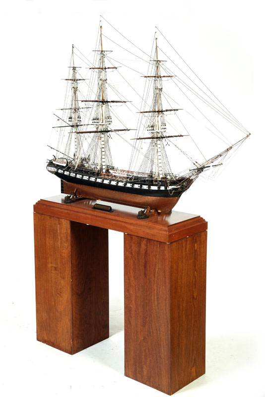 LARGE MODEL OF THE SHIP CONSTITUTION  109125