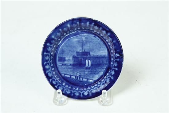 HISTORICAL BLUE STAFFORDSHIRE CUP 10913d