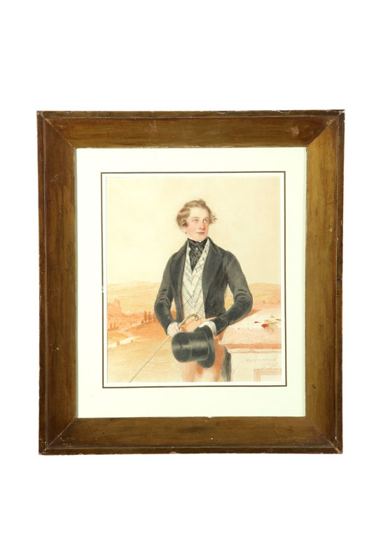 PORTRAIT OF A YOUNG MAN BY W. DRUMMOND