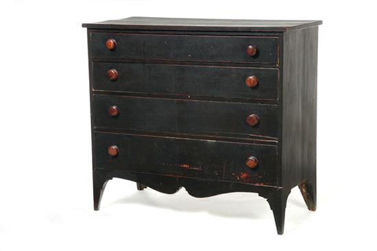 HEPPLEWHITE CHEST OF DRAWERS.  American