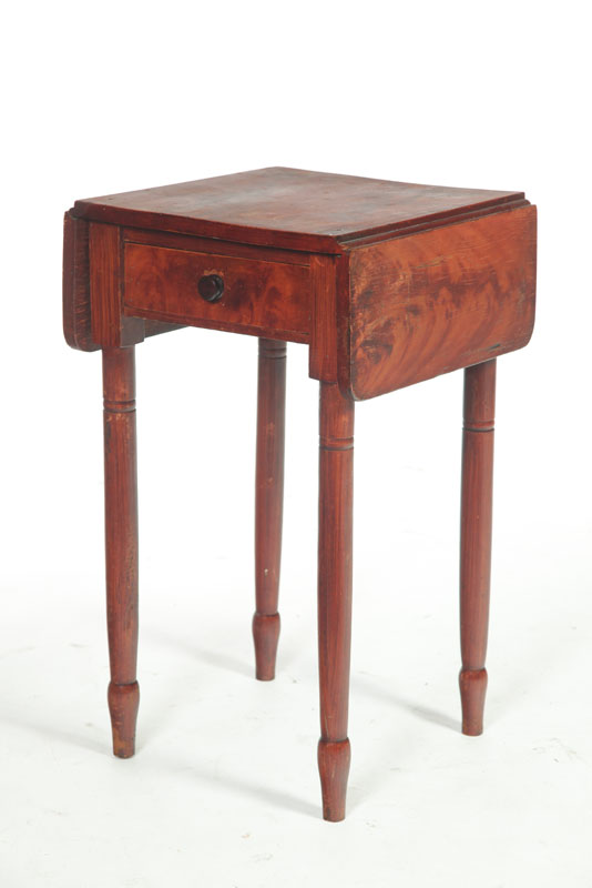 DROP LEAF STAND.  Maine  19th century