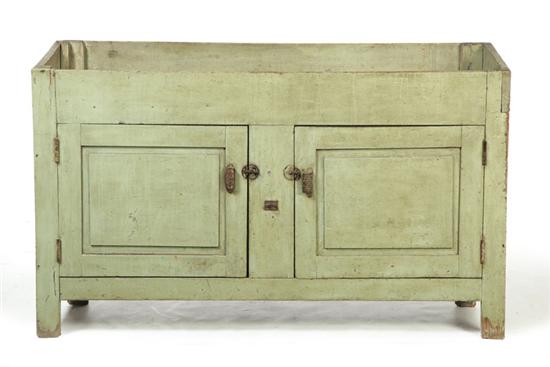 PAINTED DRY SINK American 19th 109151
