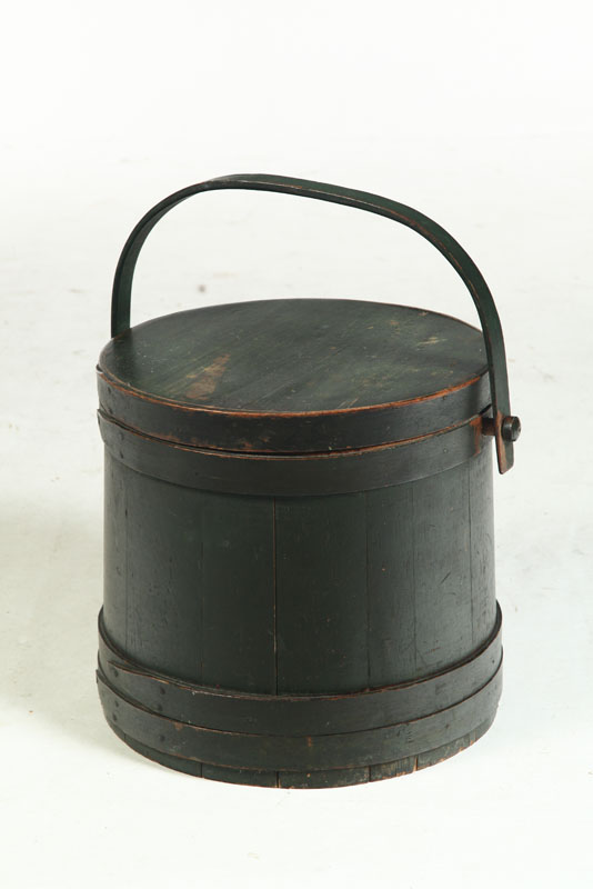 STAVE-CONSTRUCTED BUCKET.  American