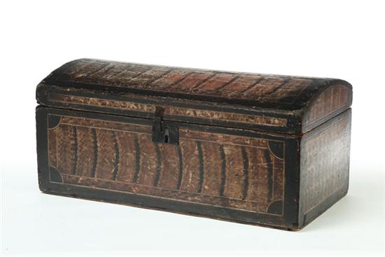 DECORATED TRUNK.  From South Paris