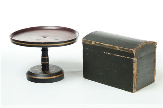 DECORATED CAKE STAND AND MINIATURE 10917b