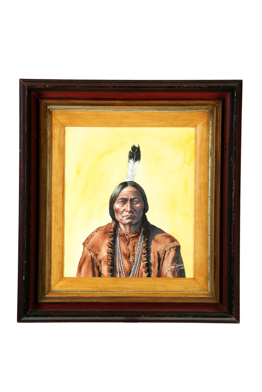 PORTRAIT OF AN AMERICAN INDIAN