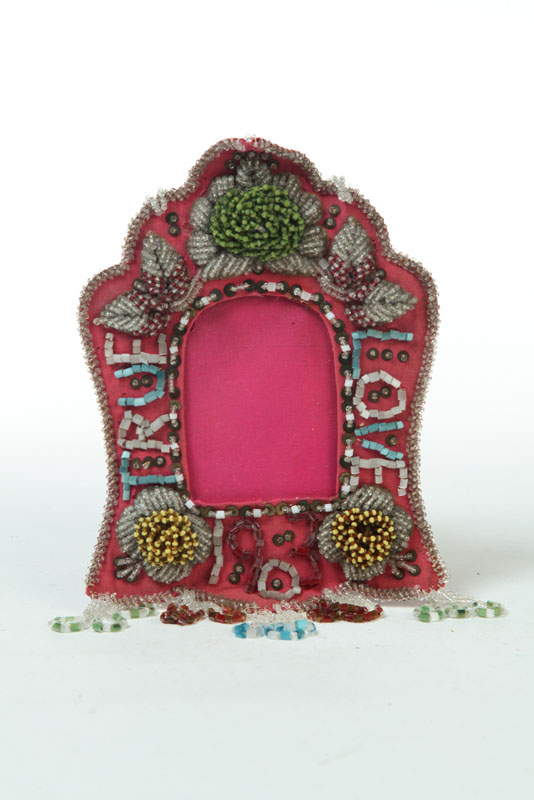 BEADED FRAME.  Iroquois  Niagara