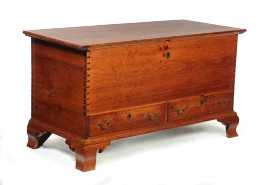 CHIPPENDALE BLANKET CHEST.  Pennsylvania