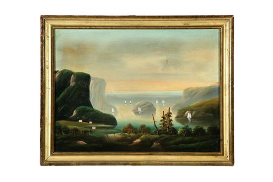 LANDSCAPE WITH LAKE (AMERICAN SCHOOL