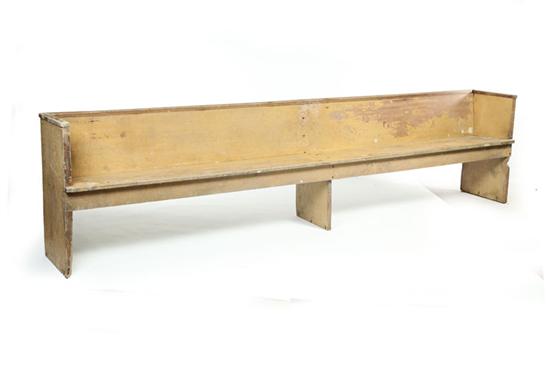 PAIR OF MEETING HOUSE BENCHES  1092a3