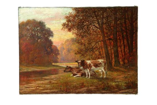 LANDSCAPE WITH COWS BY ALBERT FRANCIS 1092b8