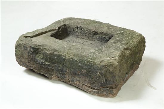 STONE TROUGH.  American  19th century.