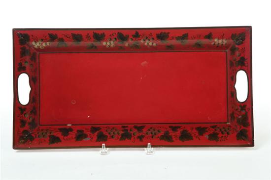 TOLE TRAY.  American  late 19th-early