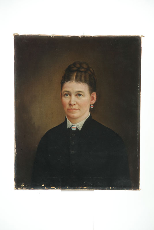 PORTRAIT OF A WOMAN AMERICAN SCHOOL 1092f2