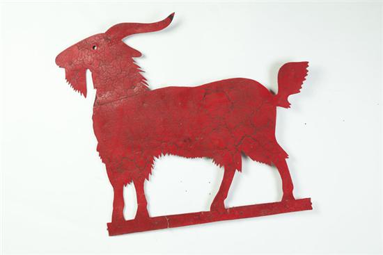 GOAT WEATHERVANE.  Twentieth century.