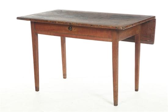 HEPPLEWHITE WORK TABLE.  American