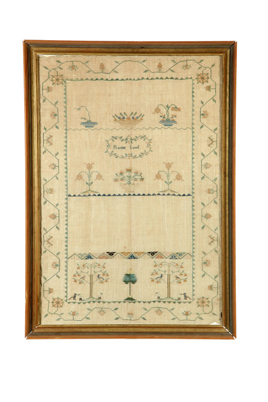 LARGE SAMPLER Rachel Lewis American 10933e