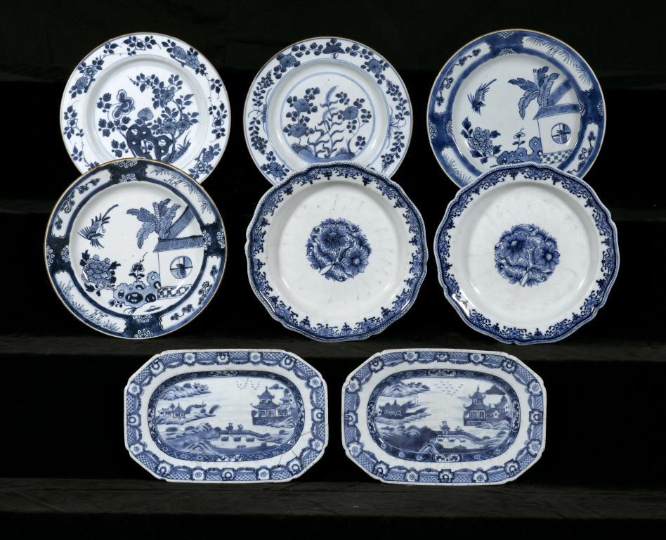 SIX CHINESE PORCELAIN PLATES INCLUDING 109407