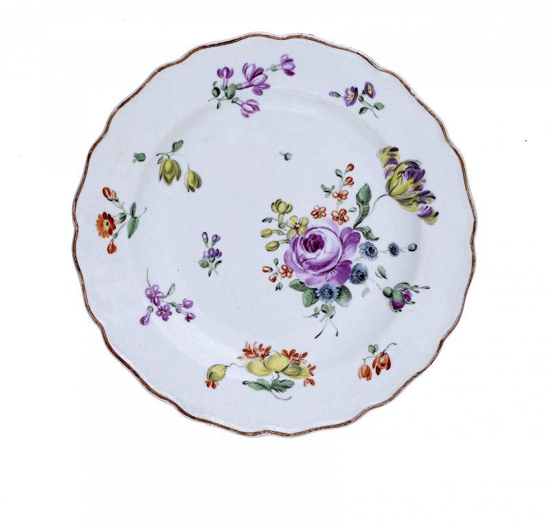 A CHELSEA PLATE
freely painted