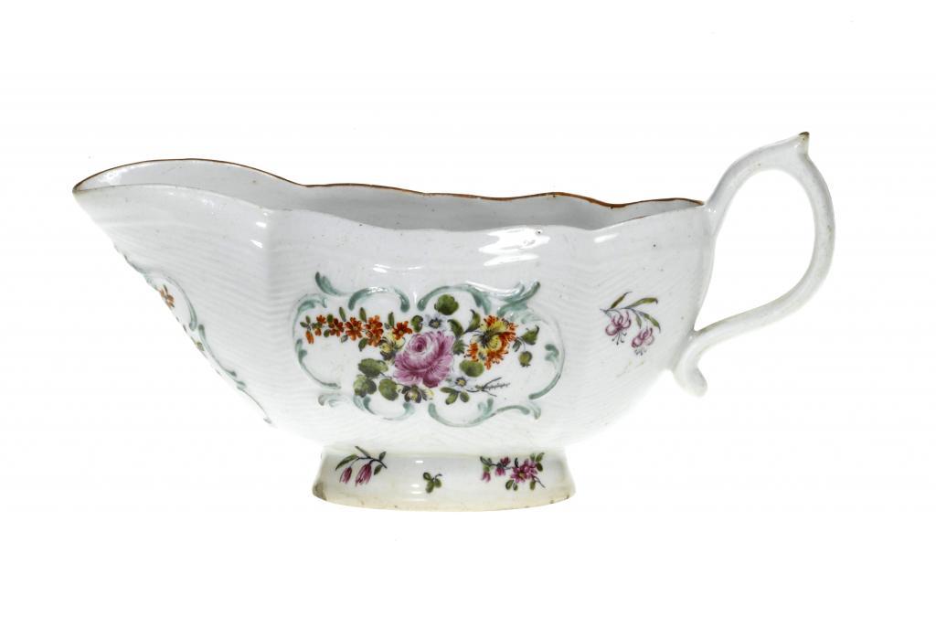 A DERBY SAUCE BOAT moulded with 109419