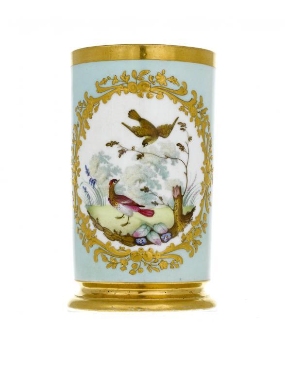A DERBY SPILL VASE painted probably 109420